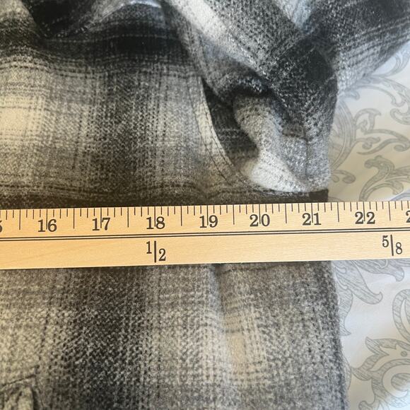 Powder River Outfitters Panhandle Slim Plaid Wool Blend Bomber Jacket Size XXS - Picture 10 of 12